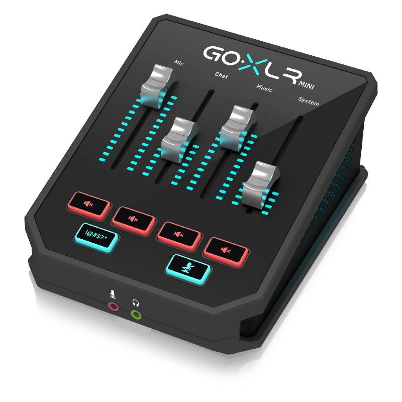 TC Helicon GoXLR MINI Online Broadcast Mixer with USB/Audio Interface